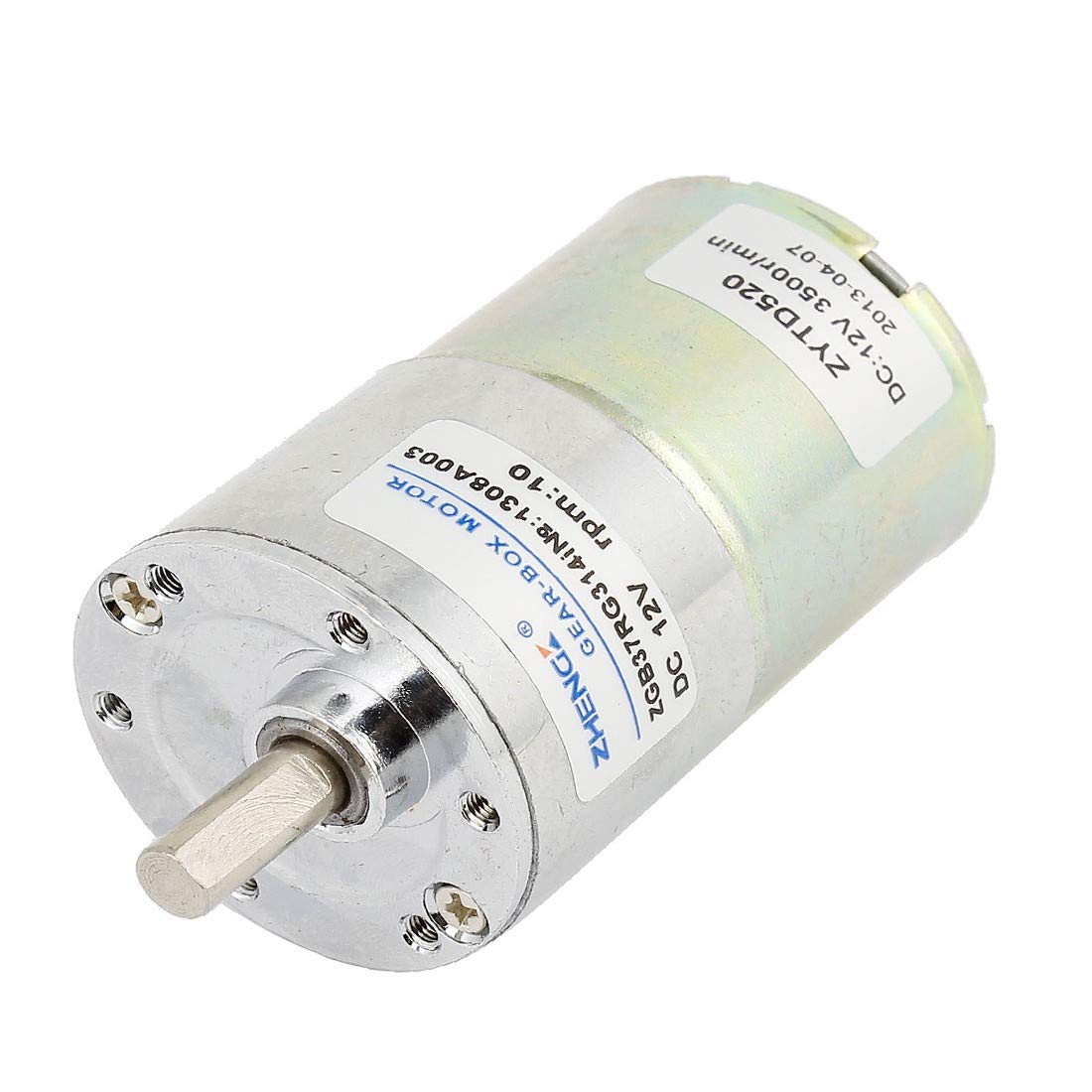 New Lon0167 ZYTD520 Gearhead DC Geared Motor 12V 0,16A 7,18kg.cm